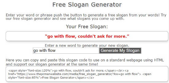 advertising slogan generator