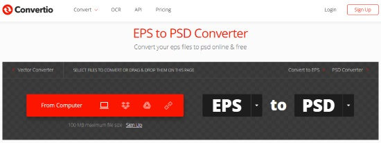 online EPS to PSD converter