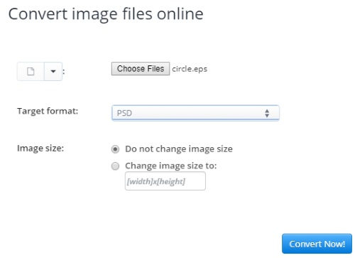 online EPS to PSD converter