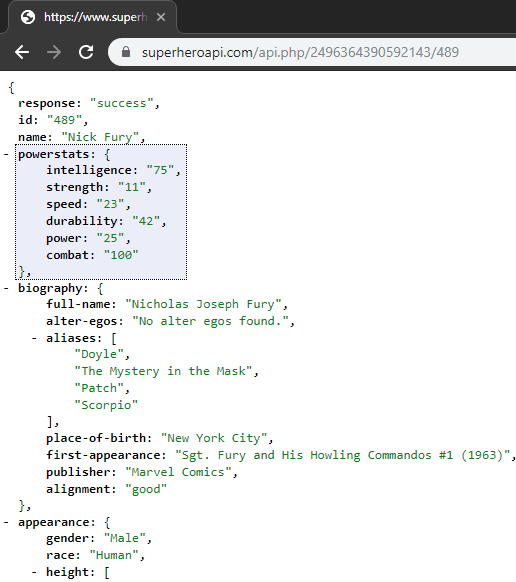 Superhero API in action
