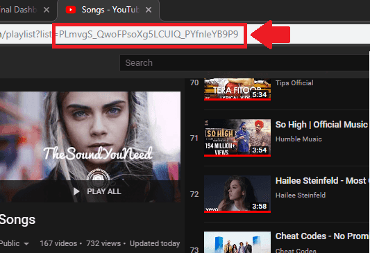 YouTube Playlist ID