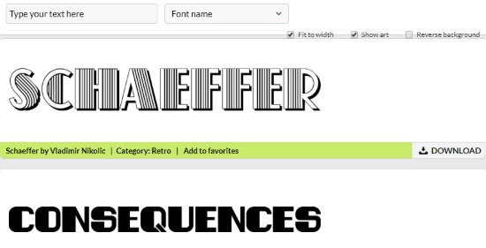 generate retro fonts online