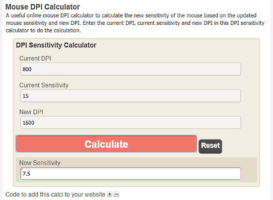 online mouse dpi analyzer