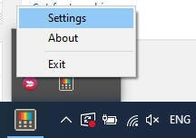 use settings option