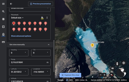 How to Create Tours in Google Earth Web Version?7