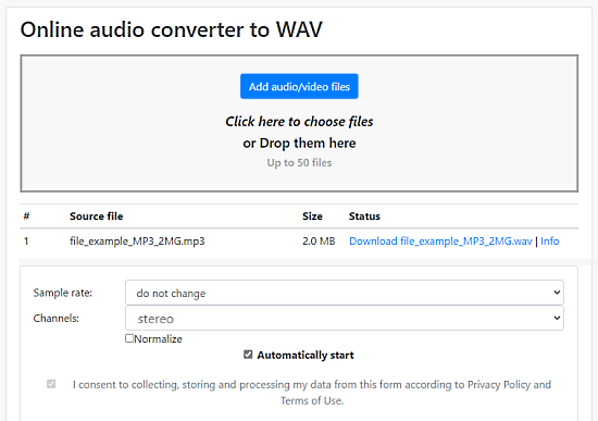 convert mono to stereo online