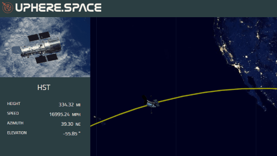 realtime satellite tracking