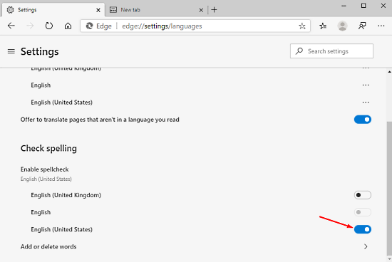 How to Enable Spell Checker in Microsoft Edge Chromium 1