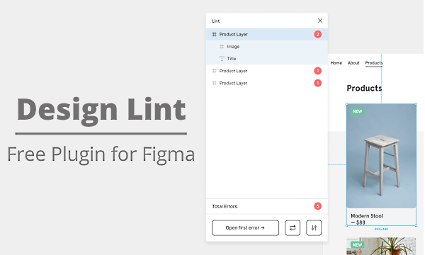 Find Errors in Your Designs with this Free Design Linting Plugin for Figma