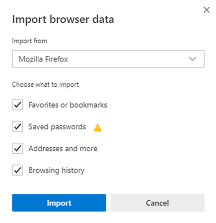 How to Import Firefox Bookmarks to Edge Chromium 1