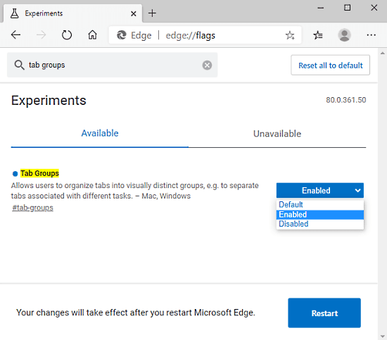 How to Organize Tabs into Groups in Microsoft Edge Chromium 1