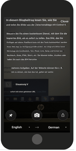 camera translator app for iPhone