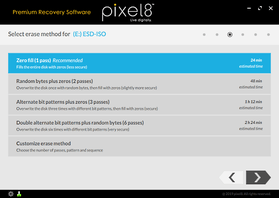 Seagate File Recovery Software permanently erase data