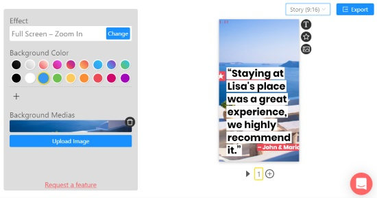 create animated Instagram stories