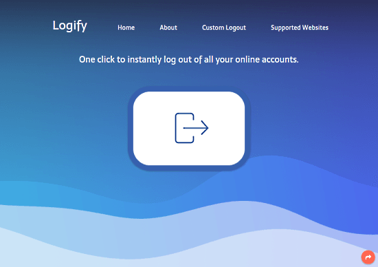 Log Out from All Online Accounts in 1-Click