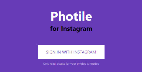 login with your Instagram ID