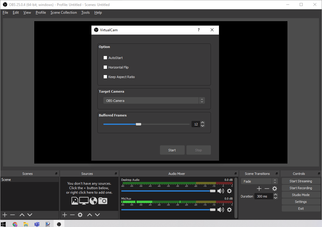 OBS Virtual cam
