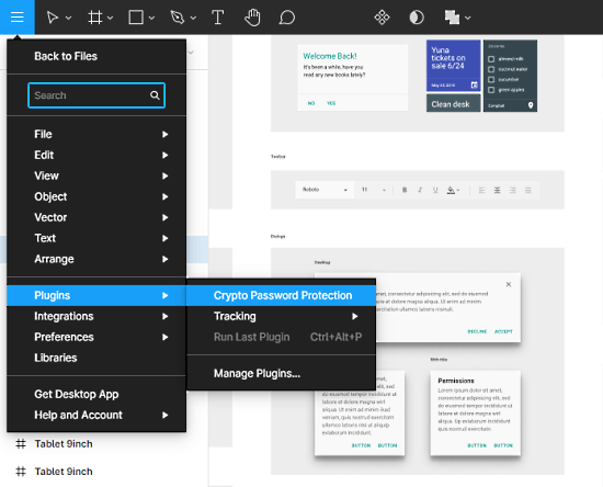 Share Figma Designs as Password Protected Links