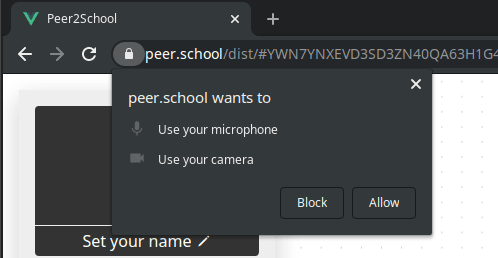 peer2school permissions