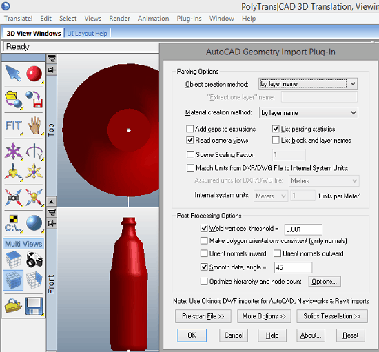 PolyTrans Options