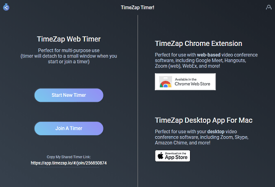 Add A Shared Timer to Zoom, Google Meet, Skype, Hangout