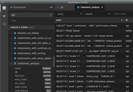 open source databse manager