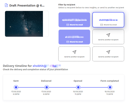 track analytics on your presentation deck