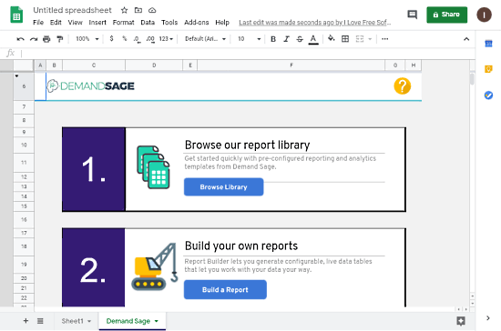 Google Sheets based reporting and analytics for HubSpot