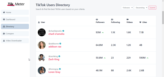 TikTok Directory