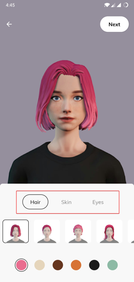 Customize AI avatar