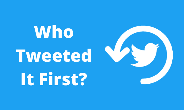 Find Out Very First Mention of a Word or Link on Twitter