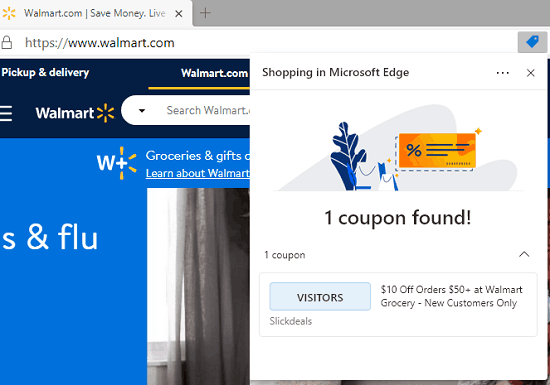 How to Find Discount Coupons for Shopping Websites in Microsoft Edge