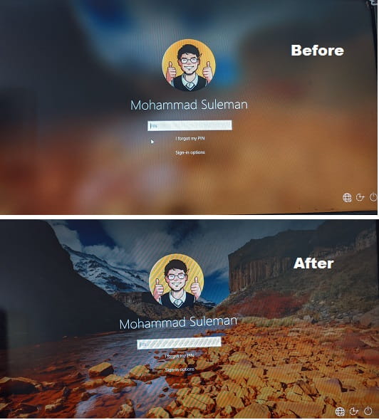 Disable Blur Effect on Windows 10 Lock Screen
