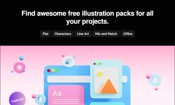 Find and Download Free Illustration Packs with this Website