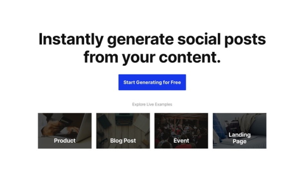 Generate Social Media Posts from Your Website Automatically for Free