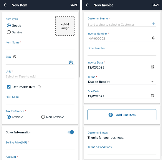 zoho stock tracking with offline mode