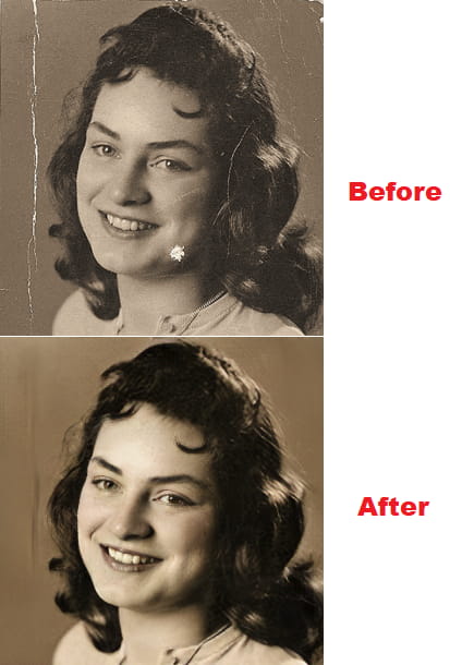 AI Based Old Photo Restoration Online Free Hotpot.ai