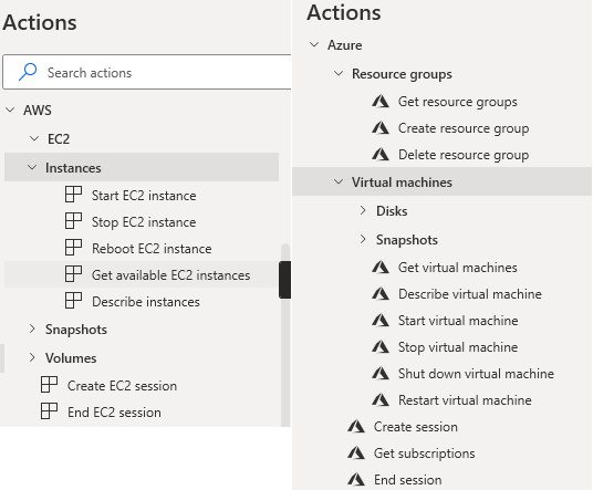 Azure and AWS Workflows Microsoft Power Automate Desktop