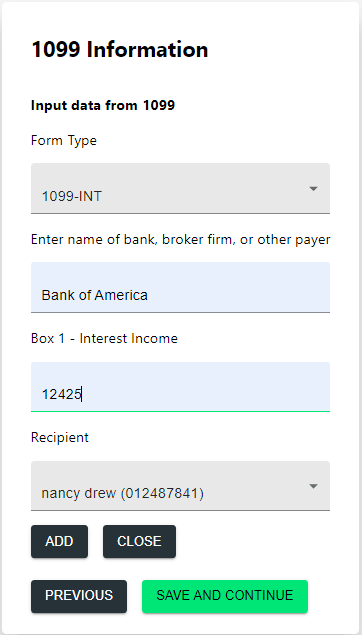 Free Open Source Tax Filing Software for USA