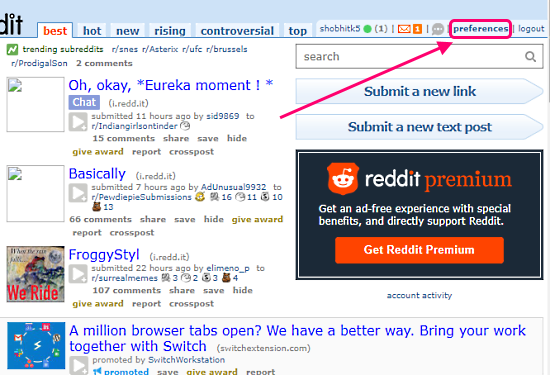 hide reddit online status in old reddit