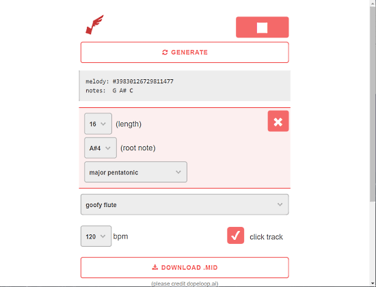  online ai melody generator