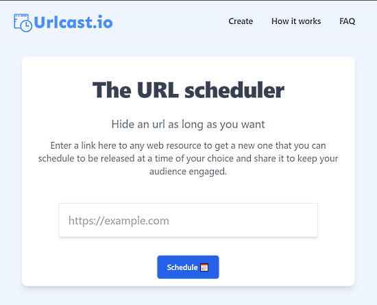 free online url scheduler