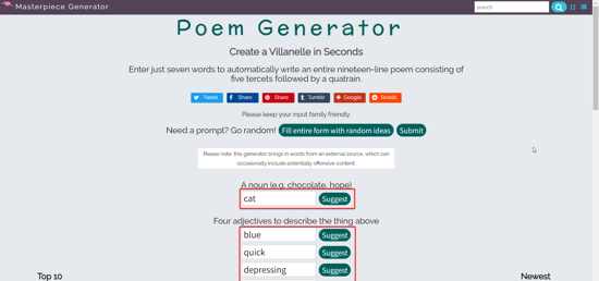 Poem Generator