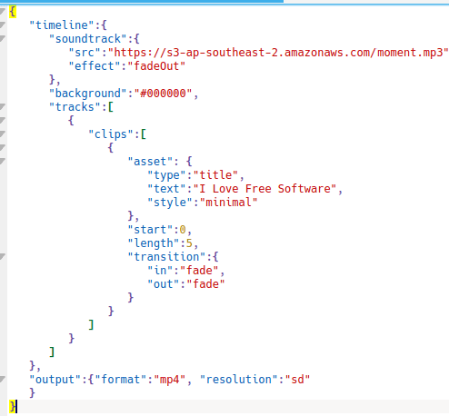 JSON for Rendering