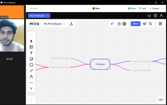 Miro Collborative Whiteboard in Action