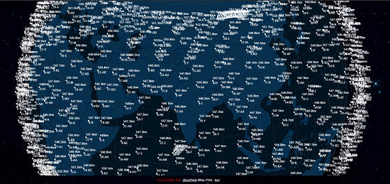 Real-time Positions of Starlink Satellites on this Online Map Free