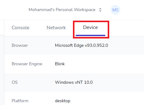 ReplayQA device details