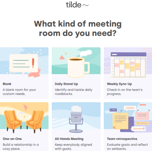 Tilde Meeting Templates