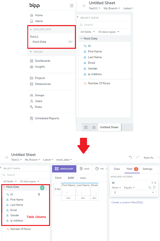 Bipp.io SQL Query Builder Tool Frewe