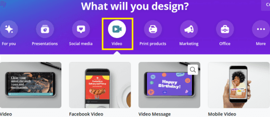 Canva Images to Video Start